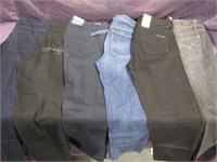 6 Pairs Size 4 & 4P Dark Designer Jeans