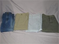 4 Long Denim Skirts Size 4