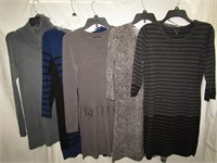 5 Sweater Dresses Size M