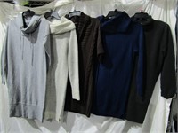 5 Cowl Neck Sweater Dresses Size S Left XS
