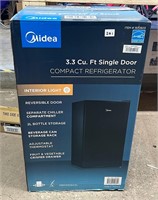 Midea 3.3 Cu Ft Single Door Compact Refrigerator