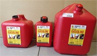 3x Gasoline Canister