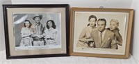 Roy Rogers & James Cagney Framed Photos
