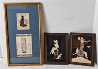 Egyptian Tile Art ? and Silhouette Pictures