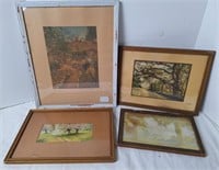 Wallace Nutting Prints, Framed
