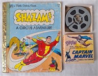 Captain Marvel 8mm Movie & Shazam Book
