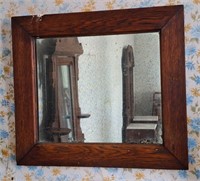 Wall Mirror w/Wood Frame, Antique