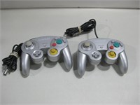 Two Nintendo Gamecube Controllers Untested