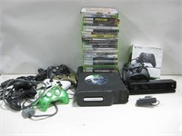 XBOX 360 Console W/Accessories Powered On See Info