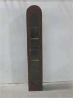 12"x 9"x 70" Vtg Wood Display Case