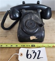 Antique Bakelite Crank Desk-top Telephone