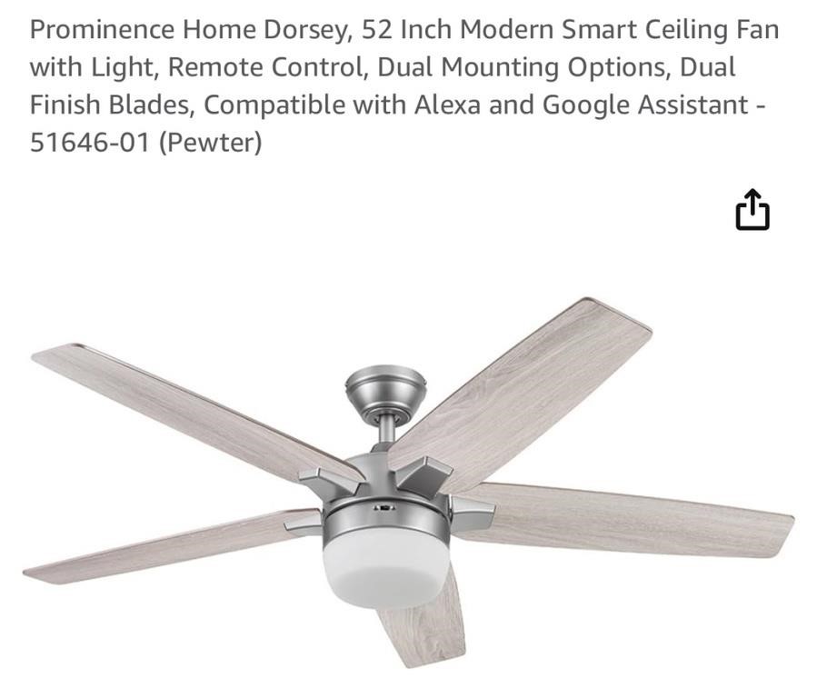 Dorsey 52 inch ceiling fan