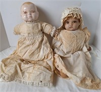 Antique Horsman Doll & China Doll