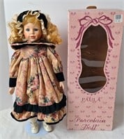 "Paula" Porcelain Doll w/Box