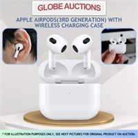 APPLE AIRPODS(3RD GEN) W/ WIRELESS CHARGING CASE