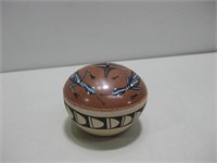 2.5" Tall Signed Jemez Pueblo Seed Pot