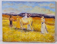 Horse Ride On The Prairie by Joan Butler