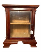 2-tier Bevel Glass Cigar Tobacco Humidor Table