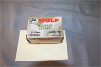14 Boxes of 20 Rounds Each Wolf .223 REM 62 & 55gr