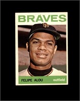 1964 Topps #65 Felipe Alou EX to EX-MT+