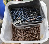 Bucket of Screws 3 Different Sizes