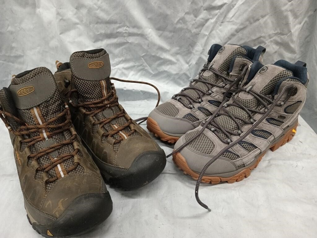 Men's Hiking Shoes 2 pair size 11 used,  1 pair
