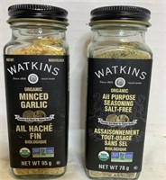 Watkins  Minced Garlic and All purpose seasoning
