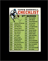 1964 Topps #188 Checklist 3rd Series EX to EX-MT+