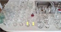60 Pieces of Glassware