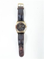 GUC Emporio Armani Watch w/ Leather Band