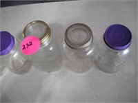 Glass Top Jars & Others