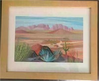Arizona Desert Scene Print