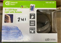 Commercial Electric 8ft LED Rope Light w Remote