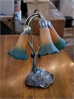 Modern Three Lamp Floral Light