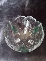 Mikasa Evergreen Emerald Footed 6" Bowl