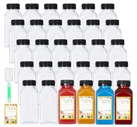 Plastic Juice Bottles with Leak-Proof Caps. New!