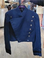 Vintage Military Cropped Uniform Jacket