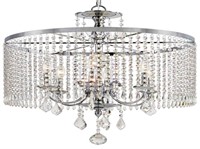 Calisitti 6-Light Chandelier Polished Chrome