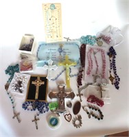 WE SHIP: Rosary and Crucifix Collection, OLD