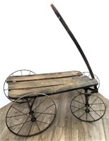 Antique Wood & Metal Wagon