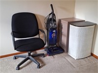 Hoover Vacuum, Office Chair, File Cabinet, Hamper
