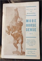 Rare 1937 Bob Carson More Horse Sense Vol. II Book