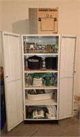 2 Door Metal Cabinet, Canners, Canning Supplies