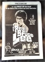 Rare 1972 Pressbook for The Real BRUCE LEE Movie