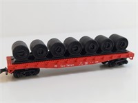 Great Northern N Scale Cable Spool Flat Car All