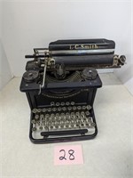 L C Smith Antique War Era Type Writer