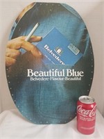 Belvedere cigarettes cardboard advertising sign