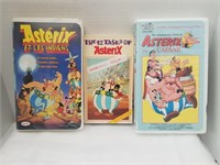 Lot of Asterix vhs tapes in french