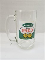 vintage Labatt 50 ale beer glass