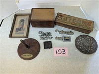Small Wood Items Ect.